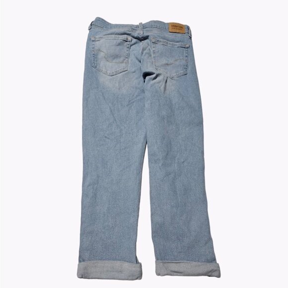 Levi Strauss Signature Boyfriend Jeans Womens Size 30 Mid Rise Light Wash Denim - Picture 3 of 4